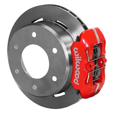 Wilwood Forged Dynapro Low-Profile Rear Parking Brake Kit (Red) - 140-16711-R